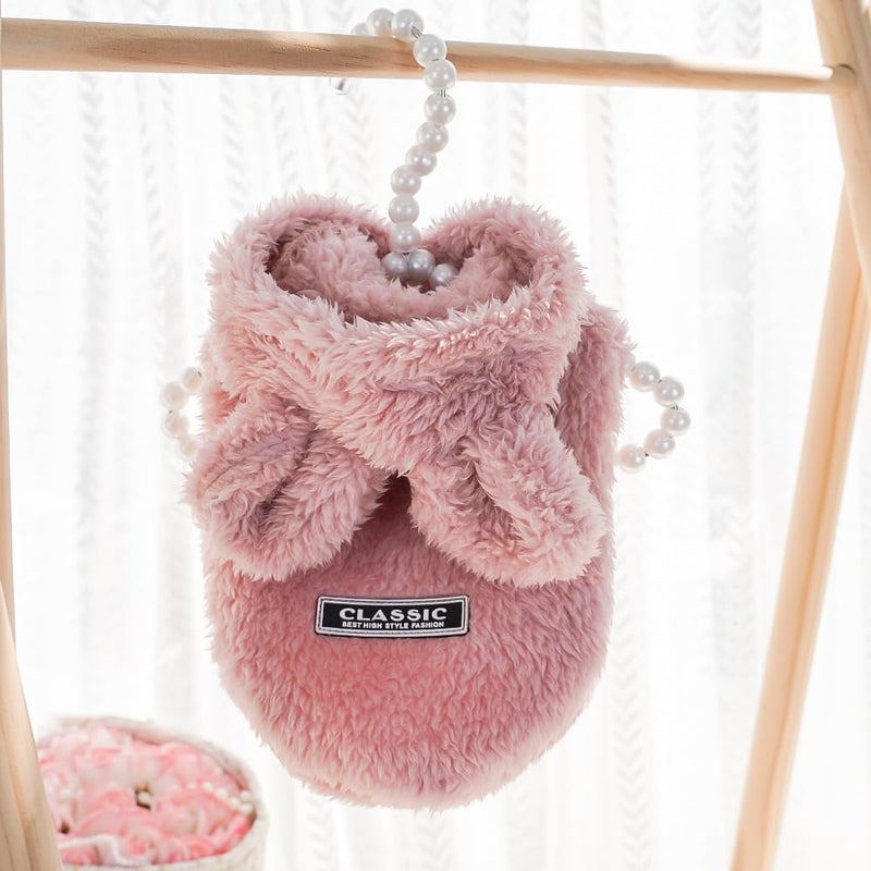 Selena Cat Bunny Ears Costume Cute Dog Kitten Hoodies Sweater Rabbit Ears Puppy Pet Apparel (Small,Pink) - Image 5