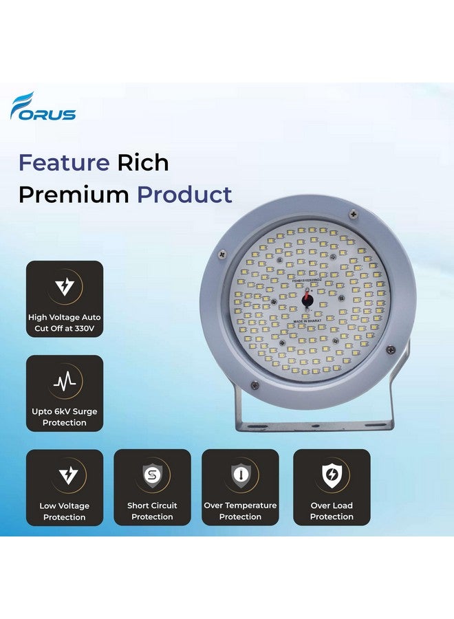 Forus 50W LED High Bay Light | 10-Year Warranty, Ultra-Bright Industrial LED Light for Warehouse, Factory, Garage, Workshop, Workshop & Shed Energy-Efficient Commercial Hanging Light, Cool White, 1PC - Image 3