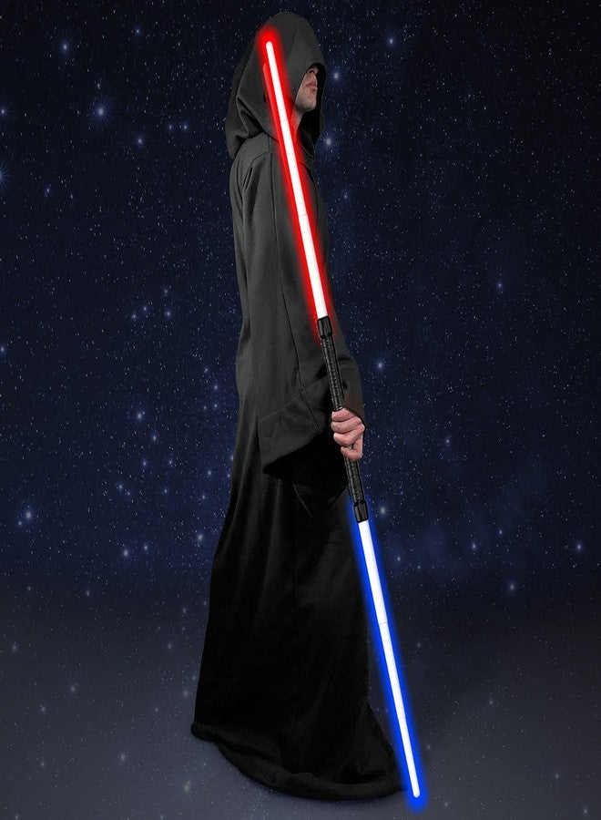 Kenpora Light Saber, Light Sabers for Kids with FX Sound, 2 in 1 Expandable Light Swords Gift Set for Birthday, Halloween Party, Galaxy War Fighters and Warriors - Image 4
