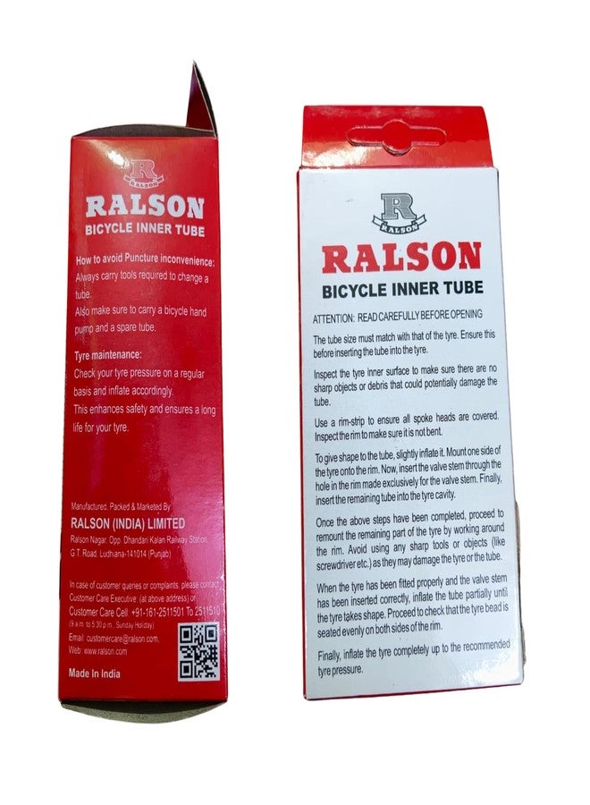 FCCRACING Bicycle Cycle RALSON 700x 42c Inner Tube, Tube for Bicycle (Pack of 2) - Image 3