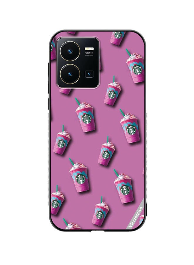 Protective Case Cover For Vivo Y35 Starbucks Design Multicolour