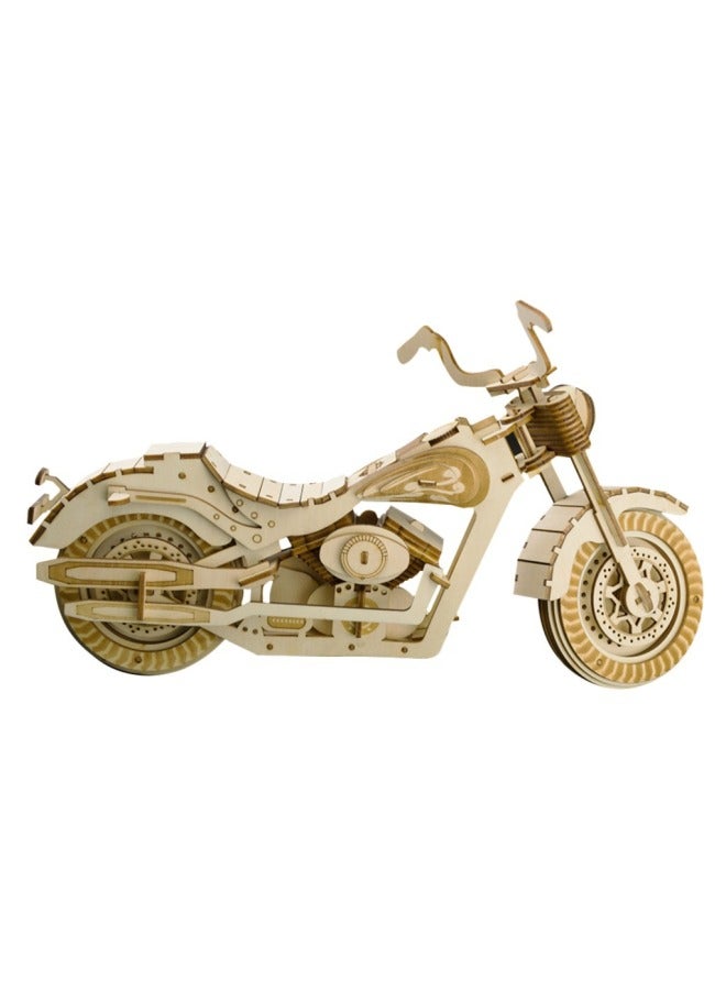 Xinlian Direct Lightning Harley 3D Three-dimensional Puzzle Puzzle Board DIY Handmade Boys Toys-Color:XB-G004 Dianba Harley Color Boxed - Image 5