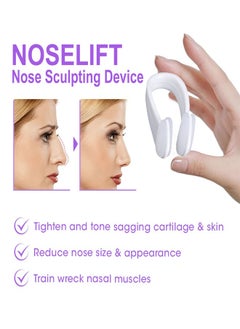 EELHOE Noselift Nose Sculpfing Device, With 10 Minutes of Daily Use, Takes On Loose Cartilage and Skin On The Nose's Tip, Giving You a Firmer and More Youthful Appearance, Comfortable and User-Friendly  - Image 2