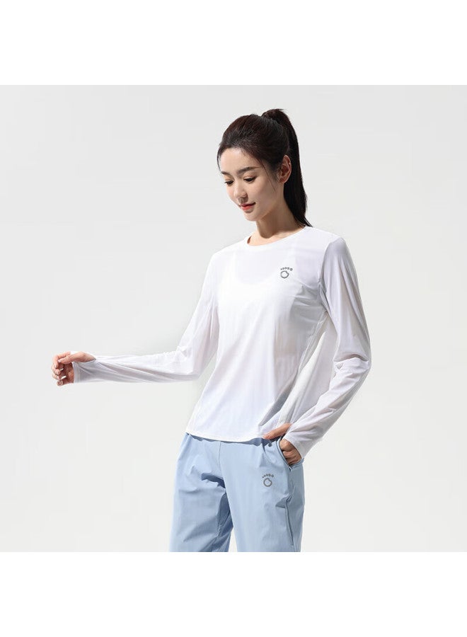 Macondo Original Single Product | Sunscreen Face Mask Long Sleeve Running Sports Antibacterial Training Hoodie White Female M - Image 5