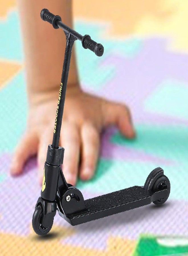 SelHeng 3Pcs Finger Scooter - 2-Wheeled Scooter - Foldable BMX with Brake | Finger Board Accessories for Teen | Non-Slip Fun Finger Skateboards Educational Finger Toys - Image 4