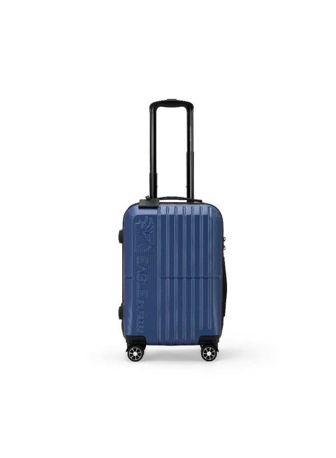 Eagle Express Aura 20-Inch Cabin Bag - New Blue - High Impact - Free Protective Cover - 1-Year Warranty - Image 1