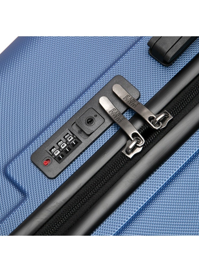 Eagle Express Aura 20-Inch Cabin Bag - New Blue - High Impact - Free Protective Cover - 1-Year Warranty - Image 5