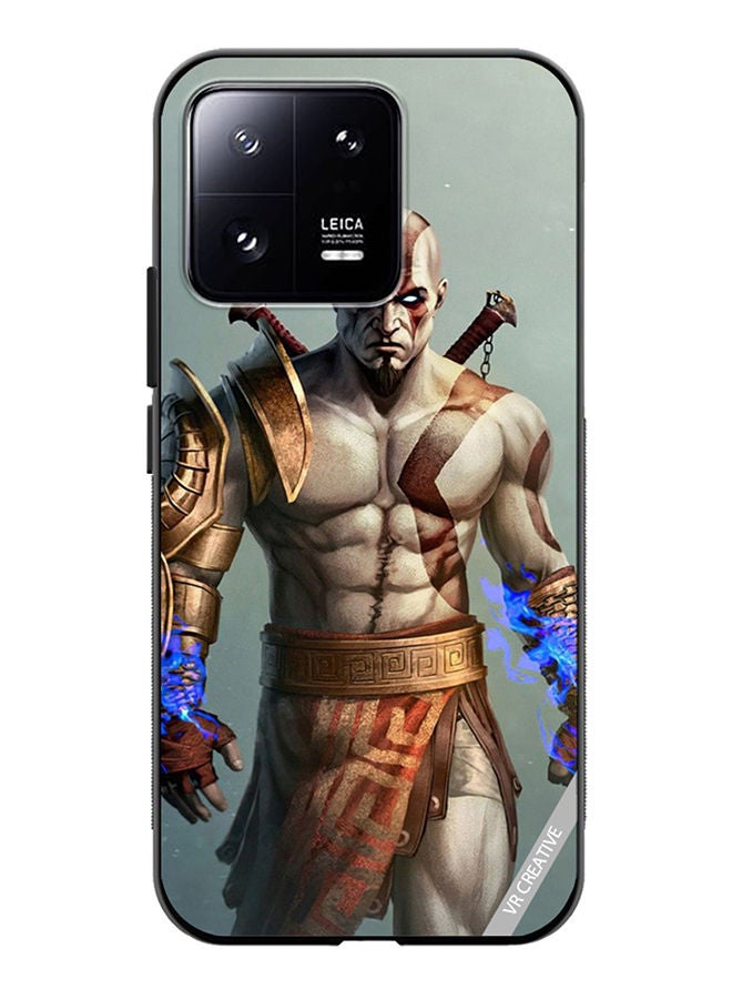 VR CREATIVE Protective Case Cover For Xiaomi 13 Young Kratos Design Multicolour - Image 1