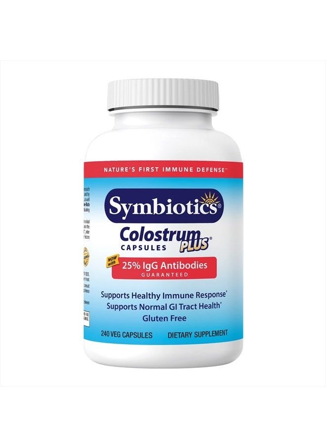 Symbiotics - Colostrum Capsules Plus, Supports Healthy Immune Response (240 Capsules) - Image 1