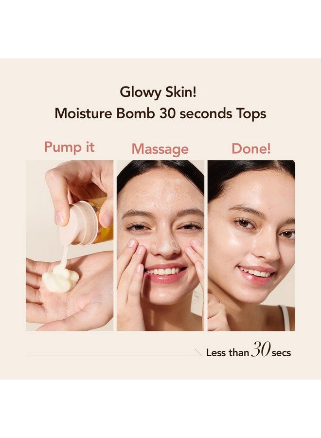 MENOKIN 30 Seconds Quick Bubble Mask 3 Sets (Lift Bright Moist) Korean Facial Mask Glowy Skin With Collagen 8Types Hyaluronic Acid Instant Bright Moisturizing For Time Saving Skin Care - Image 3