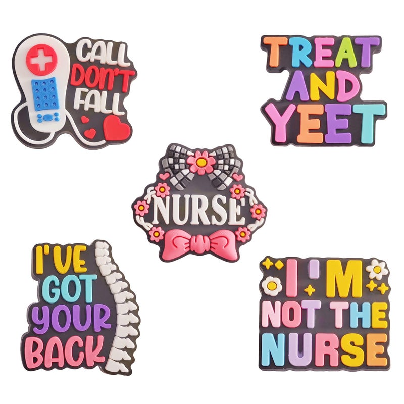 YMHOETS 30pcs Nurses Shoe Charms for Women Men Cute Medical Clogs Charms Accessories for Adults Shoe Decoration Party Favor - Image 4