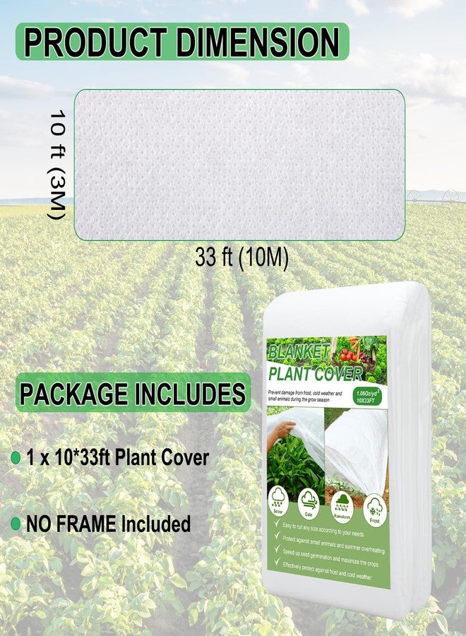 YDSL Plant Cover 10 Ft x 33 Ft Plant Covers Freeze Protection with Ultra Fine Mesh Reusable Floating Row Cover Netting for Plants Vegetables Flowers Fruits Frost Sun Protection 1.06oz/yd² - Image 4