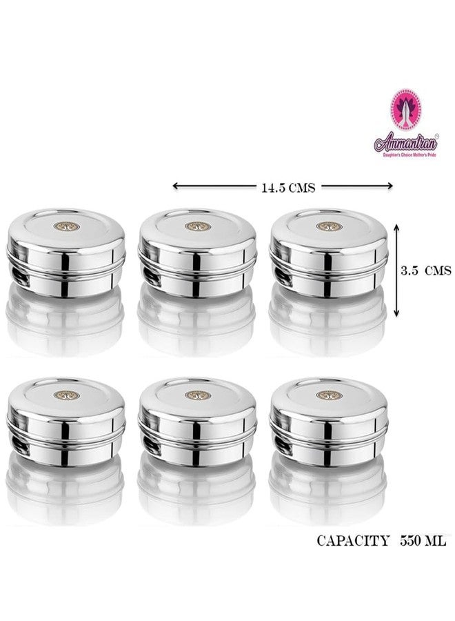 Ammantran Stainless Steel Chocolate Box | Durable & Stylish Storage for Chocolates, Dry Fruits, Snacks & Sweets | Hygienic, Rust-Resistant, Reusable (550ML (6Pc)) - Image 2