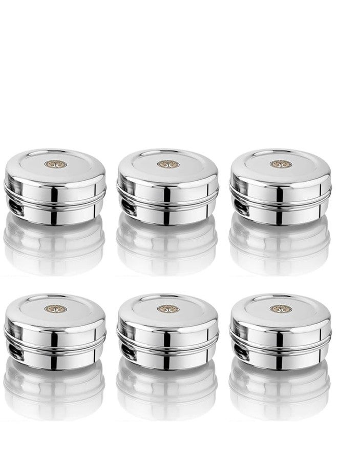 Ammantran Stainless Steel Chocolate Box | Durable & Stylish Storage for Chocolates, Dry Fruits, Snacks & Sweets | Hygienic, Rust-Resistant, Reusable (550ML (6Pc)) - Image 1