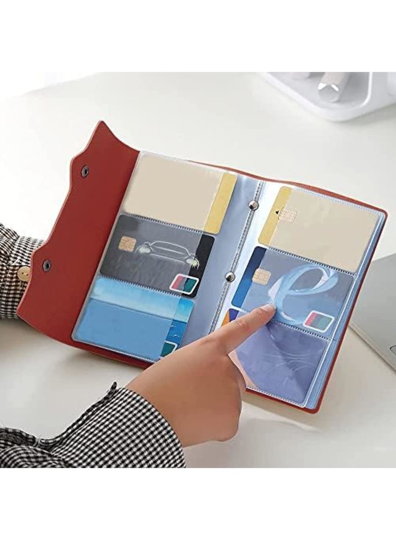 Luckam Card Binder Case for Trading Cards, 6 Pocket Trading Card Binder with 18 Sleeves, 108 Pockets Card Collector Binder Album Holder for Boys Girls Toys Gift - Image 3