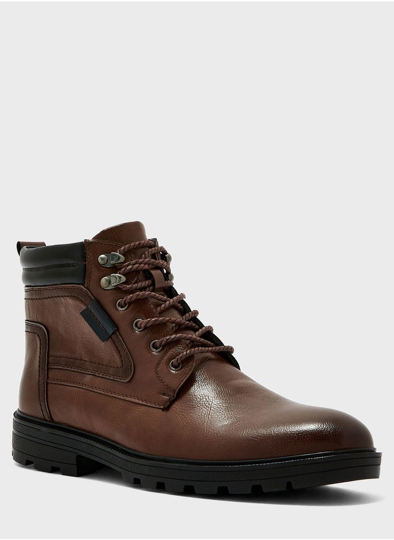 Robert Wood - Casual Laced Boots - Image 1