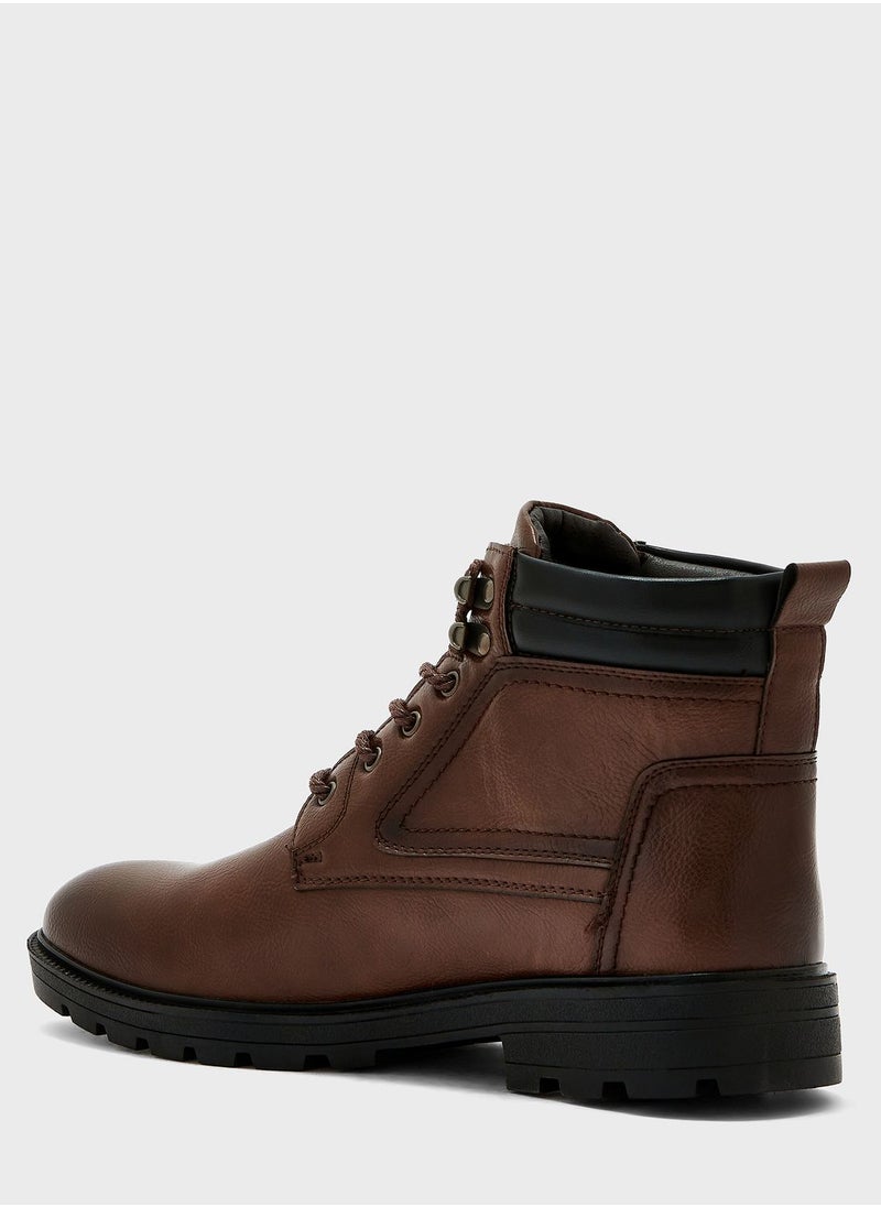 Robert Wood - Casual Laced Boots - Image 1