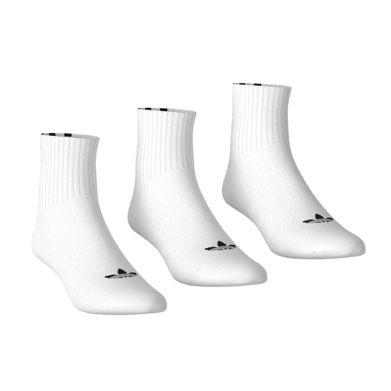 اديداس ثلاثة أزواج من جوارب Quarter 3 Back Stripes - Image 3