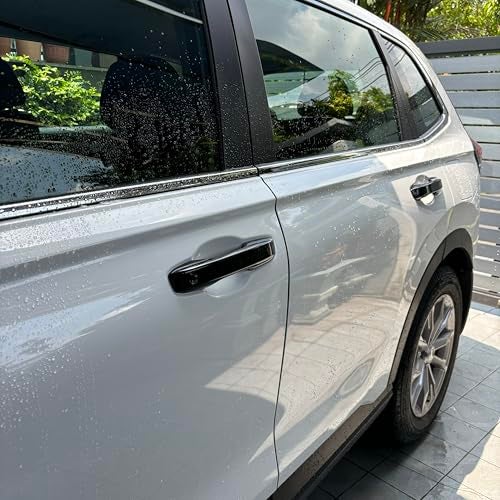 Bercicci Car Door Handle Cover Protector Compatible with Honda 2023-2025 Accord/HRV & 2023-2026 CRV & 2022-2025 Civic Hybrid (Include HEV) Accessories Glossy Black ABS Material - Image 5