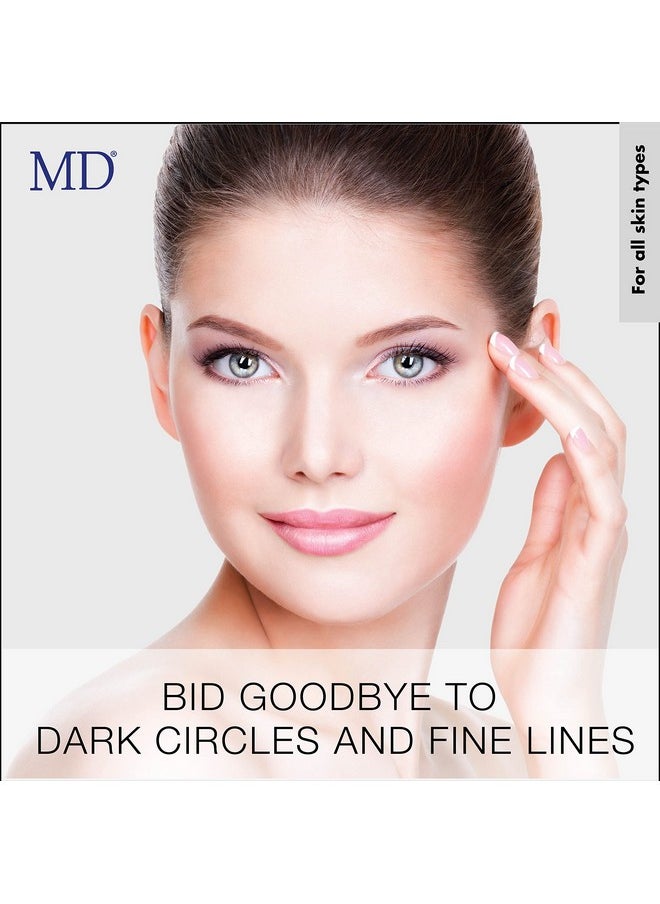 MD Ultimate Eye Cream Under Eye Cream For Reduced Dark Circles Puffiness Wrinkles Bags & Anti Aging Enriched With Collagen Peptides Shea Butter For Firmness Lifting & Moisturization  - Image 3