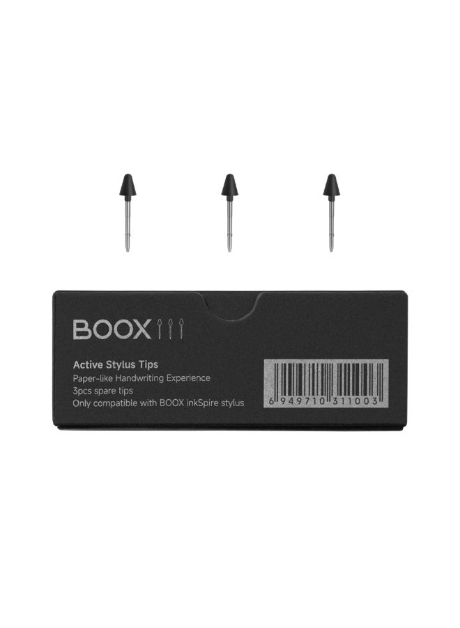 BOOX InkSpire Active Stylus Replacement Tips – Original Stylus Nibs for E-Ink Tablet, Digital Notebook & ePaper Devices with Precise Paper-like Writing Experience - Image 1
