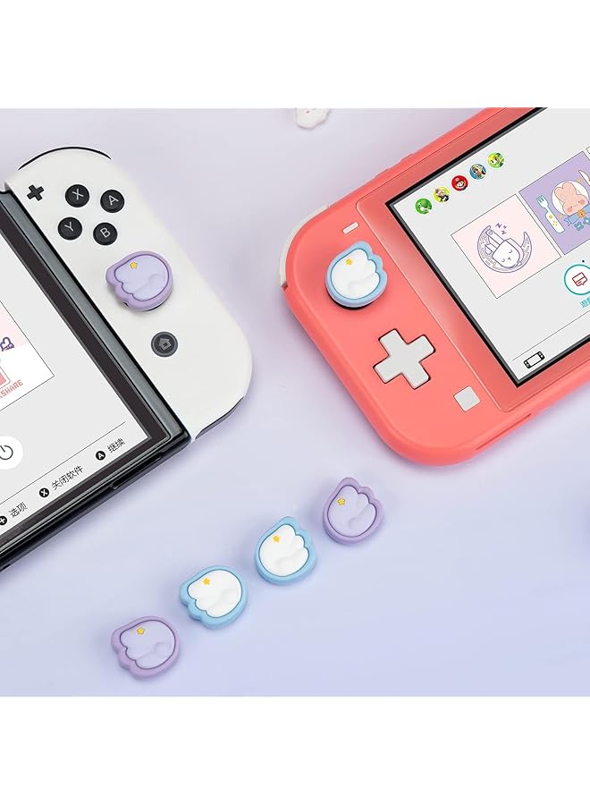 GEEKSHARE Cute Silicone Thumb Grip Caps Joystick Cover Compatible With Switch/Oled/Switch Lite 4Pcs Little Wings - Image 5