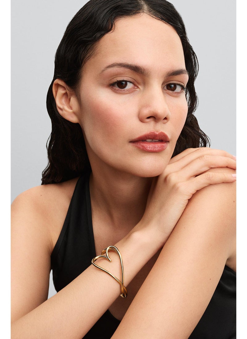 PANDORA Organically Shaped Heart Bangle  - Image 4
