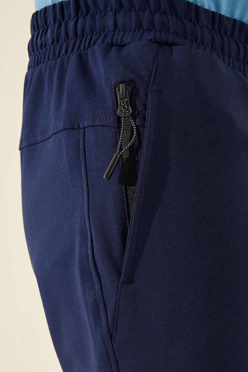 Tommy Life Indigo Men's Front Pocket Detailed Standard Pattern Classic Leg Capri-83092_1  - Image 3
