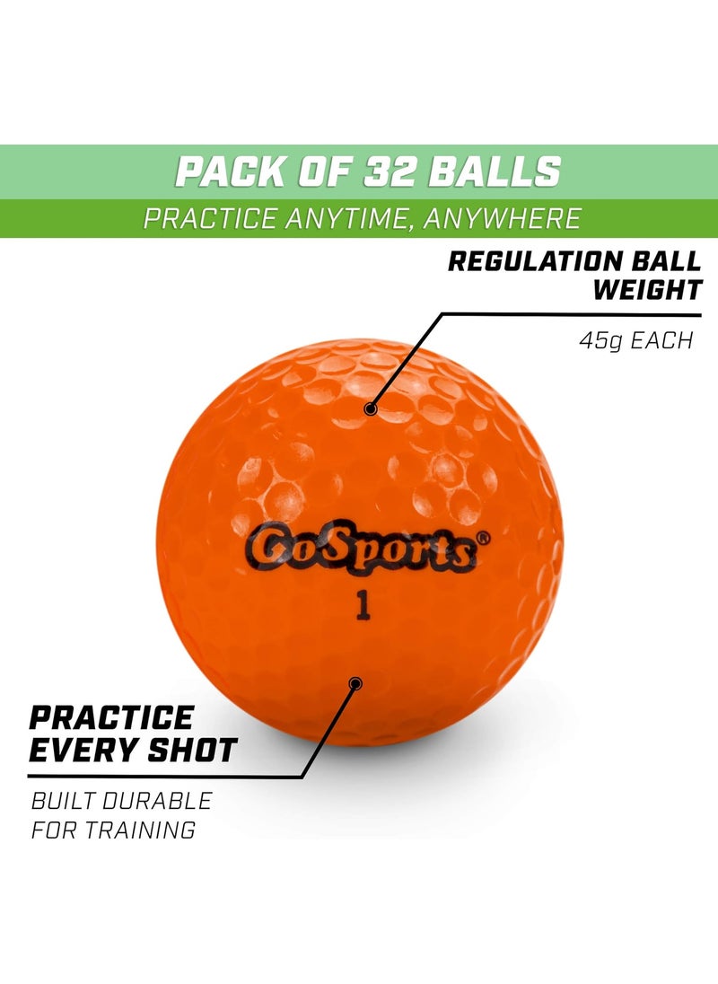 GoSports GoSports All Purpose Golf Balls for Play or Practice  Choose 16 or 32 Packs with Tote Bag  - Image 2
