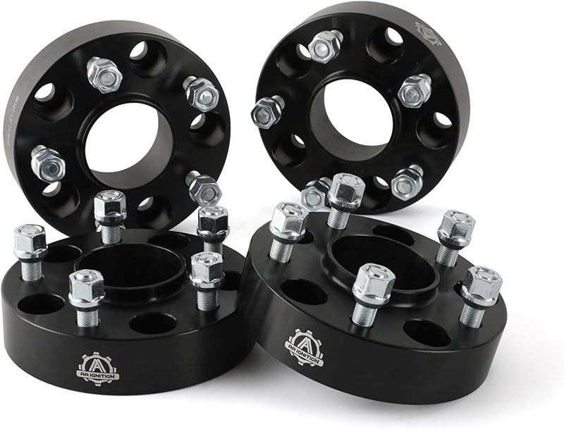 AA Ignition مجموعة فواصل العجلات AA Ignition من 4 - بسماكة 1.5 بوصة، محول مركزي 5x127 مم لمركبات جيب - Image 1