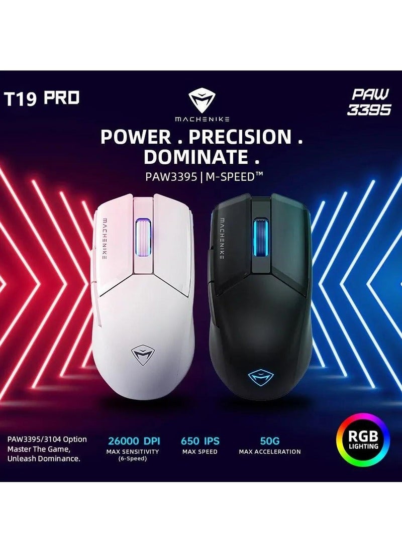 MACHENIKE T19 Dual-Mode Gaming Mouse 2400 DPI Wireless & Wired for Laptop/PC - Image 4