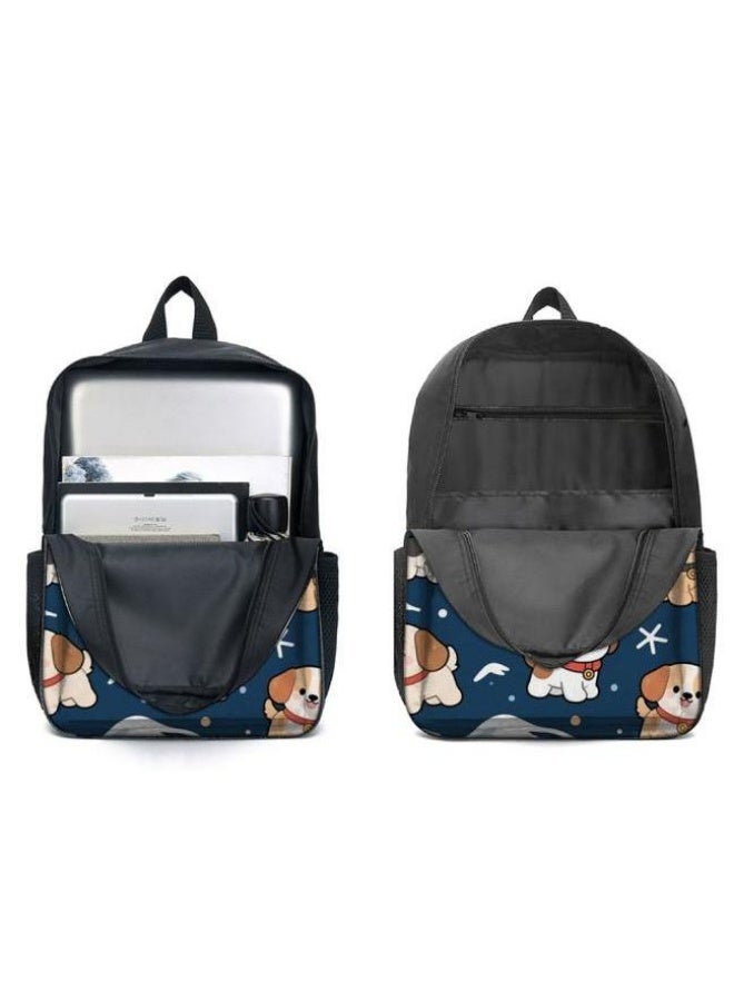 [Super new special offer] Cartoon theme bag three-piece set | double-shoulder + hand-held + storage pen bag | gift self-use good-looking - 852  - Image 4