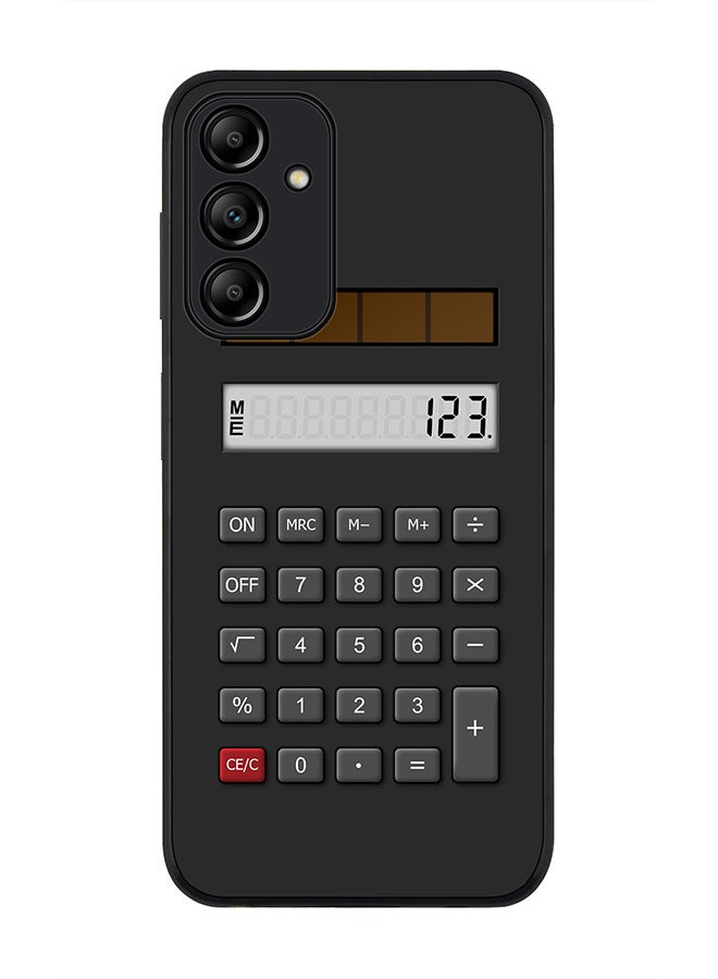 Stylizedd Rugged Black edge case for Samsung Galaxy A15 / A15 5G, Slim fit Soft Case Flexible Anti Drop TPU Gel Thin Cover- Calc (Black) - Image 1