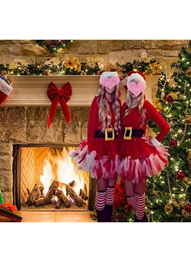 Fanghui - Christmas Themed Home Decor Photography Backdrop Photo Booth Christmas Tree Fireplace Children Birthday Newborn Baby Shower Vinyl 5X3Ft Photo Background Studio Props Party Banner Supplies - Image 1