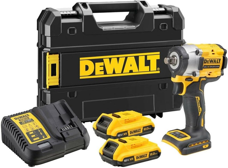 DEWALT Dcf921D2T Xr Bl 1/2In Impact Wrench 18V 2 X 2.0Ah Li-Ion - Image 1