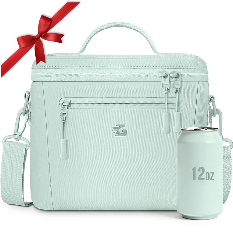 GLORIEROO Insulated Lunch Box Bag Women - Waterproof Leakproof Lightweight Reusable Cooler for Work Picnic - Image 1