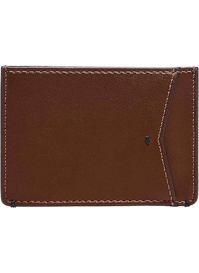FOSSIL - Fossil Men's Joshua Vegan Cactus Slim Minimalist Card Case Front Pocket Wallet for Men - Image 1