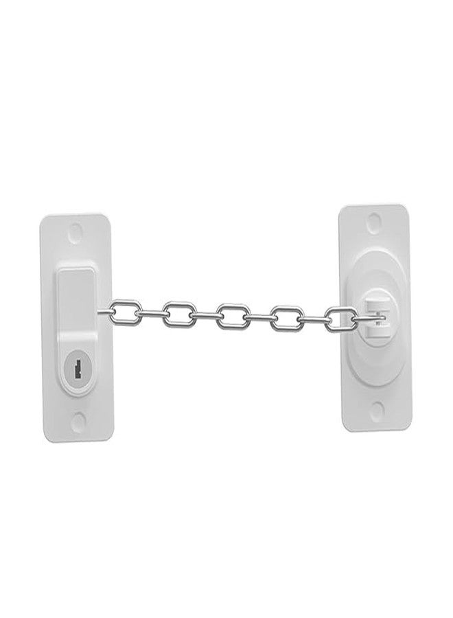 SHOPECOM قفل أمان للأطفال من SHOPECOM مع مفاتيح، قفل أمان لباب الثلاجة، قفل أمان للخزائن والأدراج، قفل أمان ذاتي اللصق للخزائن للأطفال والكبار (قطعة واحدة) - Image 1