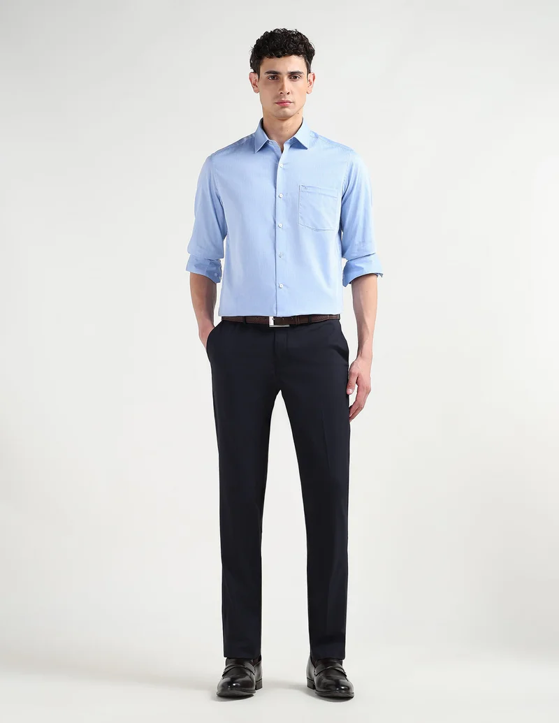 Arrow Dark Blue ARAKTR2181 DK. BLUE Mens Trousers for Men | Best Price UAE