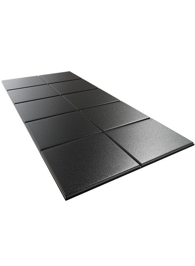 ABBER Foldable Treadmill Walking Pad Mat for Carpet Floors,67" x 30" 6mm Thick Treadmill Mat for Hardwood Floor,Indoor Exercise Stationary Bike,Elipitial, Gym Equipment, Noise Shock Absorption - Image 1