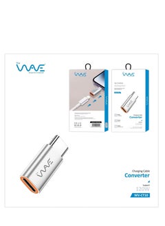 Wave For Lightning Female to USB C Male Adapter for iPhone 15/15 Pro/15 Pro Max/15 Plus, for iPad Air, Samsung, Support Charging & Data Transfer, Type C Charger Connector Cable  - Image 2