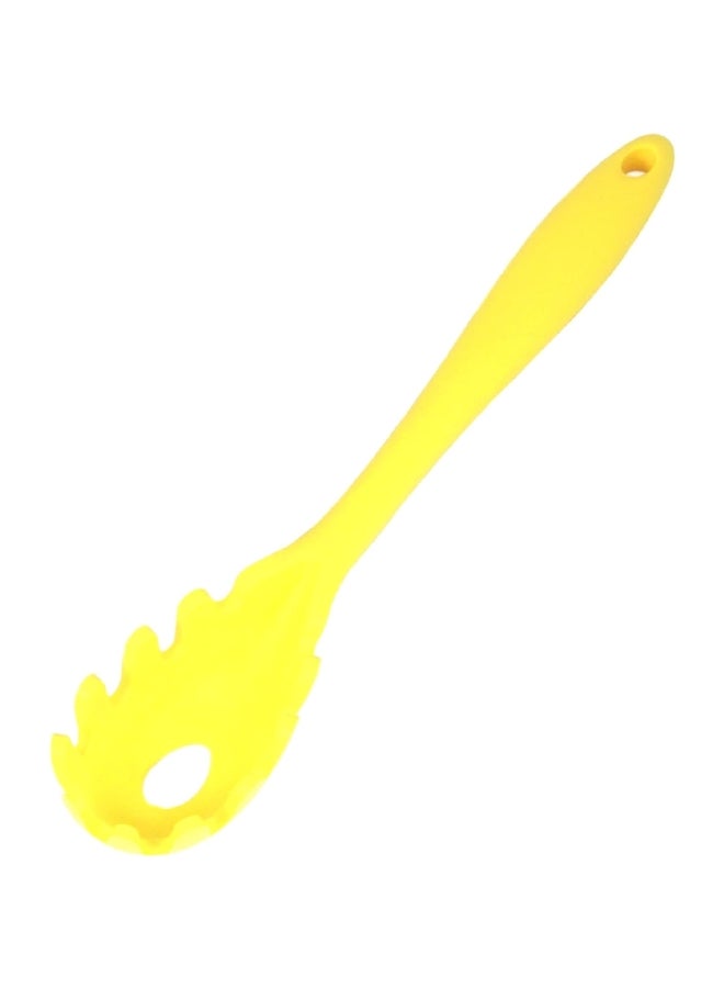 شيف كرافت شوكة سباجيتي سيليكون فاخرة آمنة للاستخدام في غسالة الأطباق باللون الأصفر وحجم 11.5 انش 13241 - Image 1