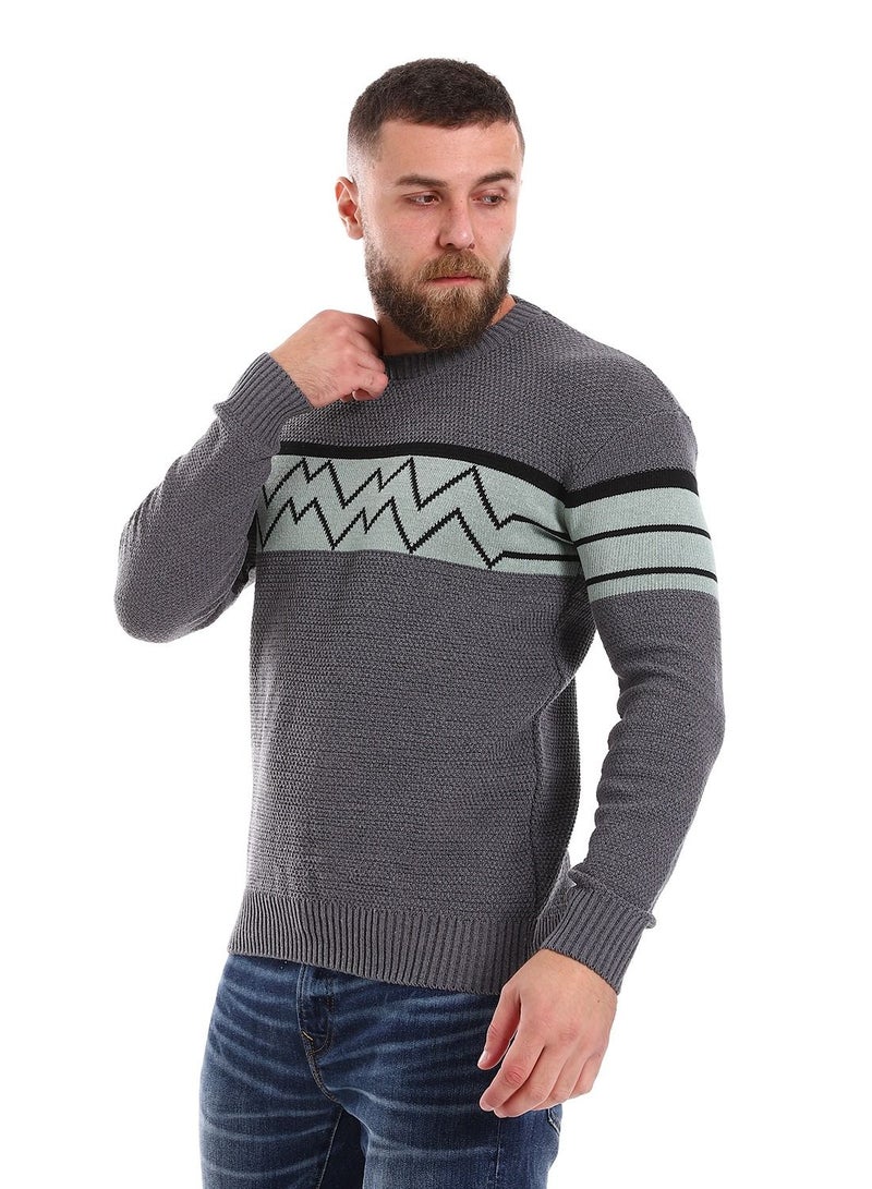 سيزار بلوفر رجالي صوف بتصميمات متعددة - Image 2