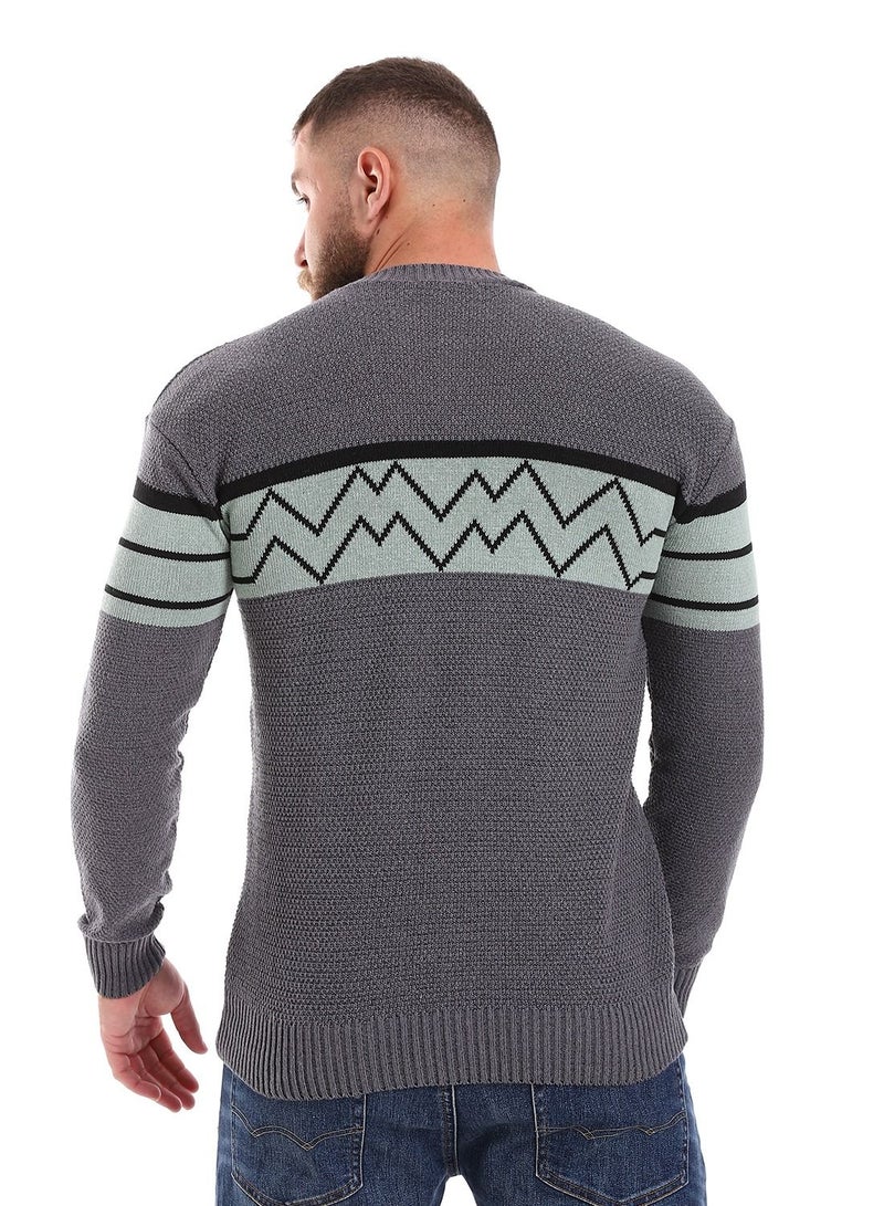 سيزار بلوفر رجالي صوف بتصميمات متعددة - Image 4