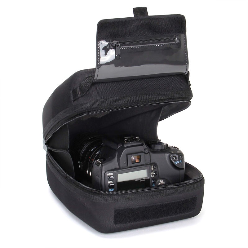 Usa Gear Hard Shell Zoom Lens & Dslr Camera Case With Molded Eva Protection  Quick Access Opening And Padded Interior - Compatible With Nikon  Canon  Olympus Cameras With Popular 300Mm Lenses - Image 1