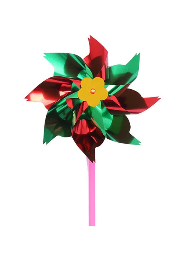 Windmill Night Market Stall Plastic Sequins Large Windmill Square Children Cartoon Small Windmill Push Toys-Color:Single Layer Sunflower Sequins Diameter 31cm