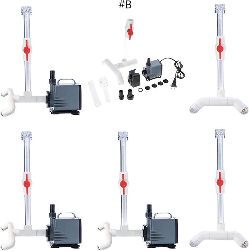 Aquarium Surface Skimmer Oil Protein Floating Filter Remover ABS Stain Removal Inlet Filter Color J - Image 4