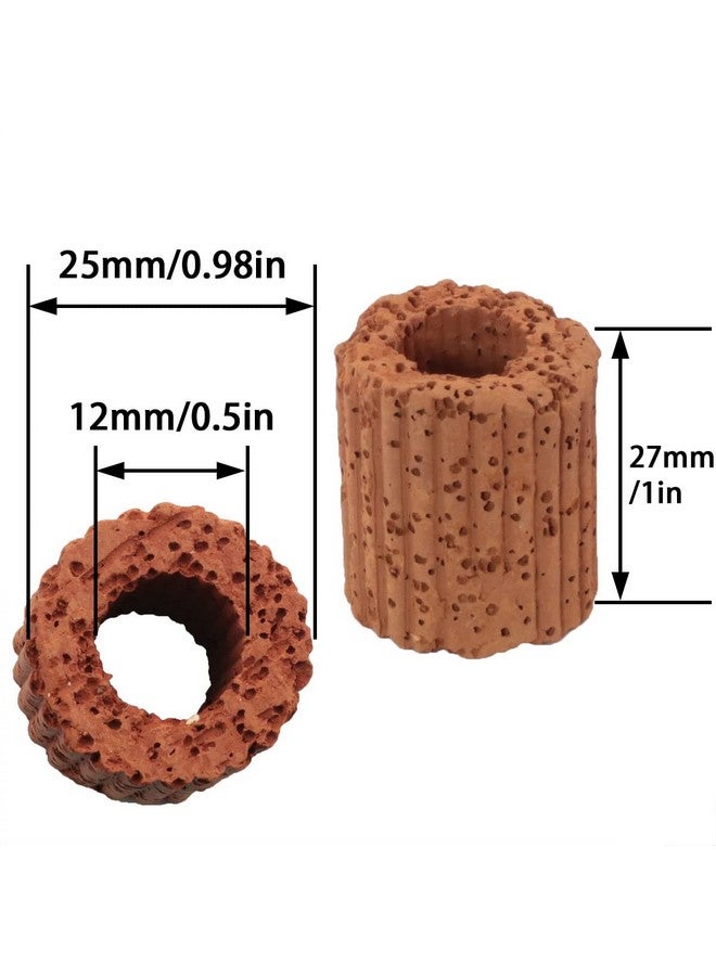 DGHAOP DGHAOP 10pcs Water Plants Cultivation Fixed Ring Base 25mm Aquatic Water Plant Fixed Ring for Aquarium Landscape Ceramic Plant Pot  - Image 2