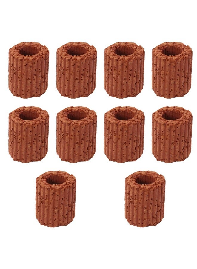 DGHAOP DGHAOP 10pcs Water Plants Cultivation Fixed Ring Base 25mm Aquatic Water Plant Fixed Ring for Aquarium Landscape Ceramic Plant Pot  - Image 1
