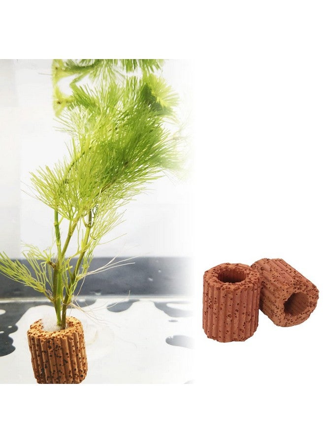 DGHAOP DGHAOP 10pcs Water Plants Cultivation Fixed Ring Base 25mm Aquatic Water Plant Fixed Ring for Aquarium Landscape Ceramic Plant Pot  - Image 5
